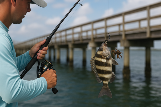 How to Catch Sheepshead with Fiddler Crabs | Outshore Gear