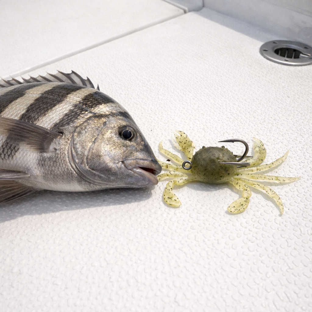 Backwater Crab 3.15” (19g) – Ghost Sand | Soft Crab Lure