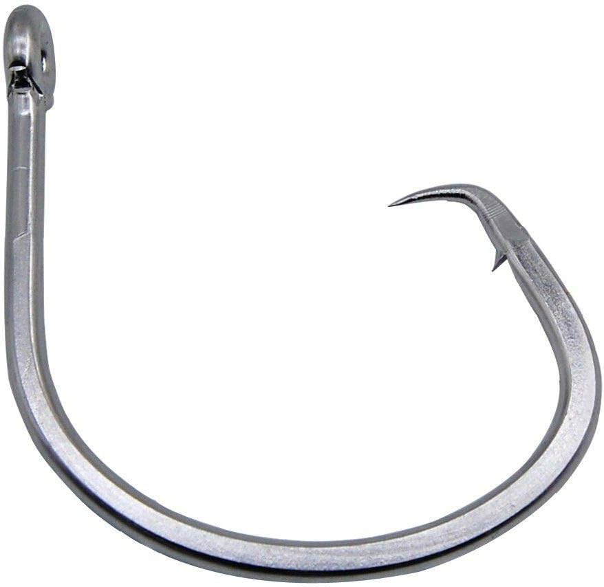 28/0 stainless steel shark circle hook for big game saltwater fishing, heavy-duty corrosion resistant design